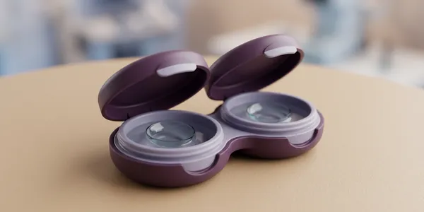 Lentes de contato rígidas gás permeáveis